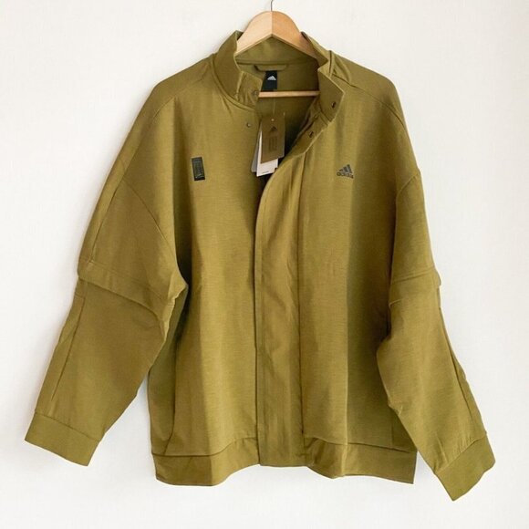 Adidas Wj  Kn Mid Martial Arts Series Logo Zip up jacket 2XL - Picture 4 of 9